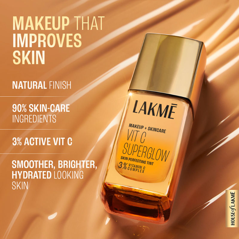 Lakme Vitamin C Superglow Skin Perfecting Tint with 3% Vit C
