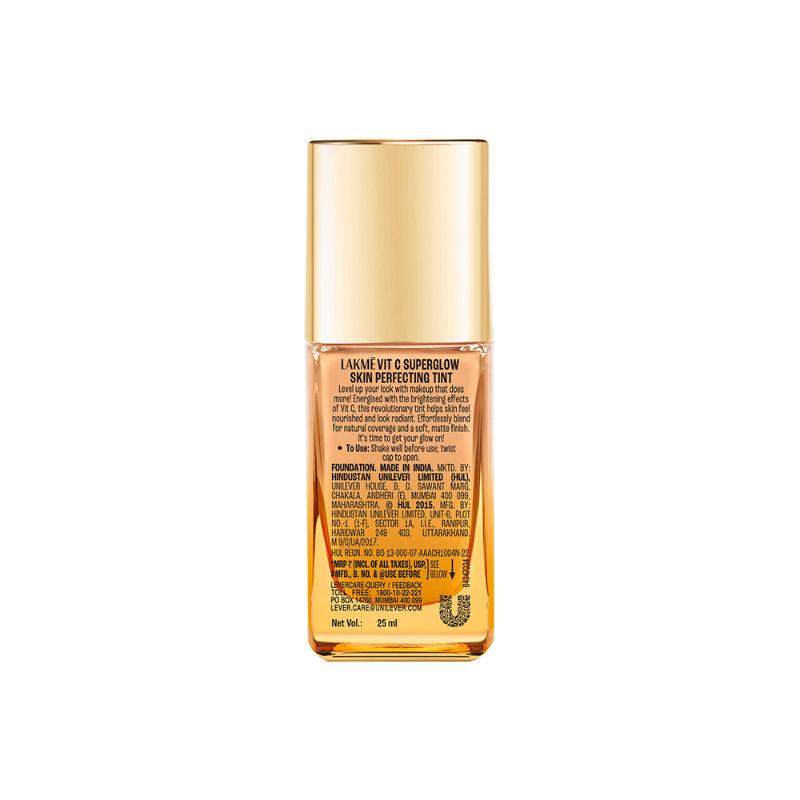 Lakme Vitamin C Superglow Skin Perfecting Tint with 3% Vit C