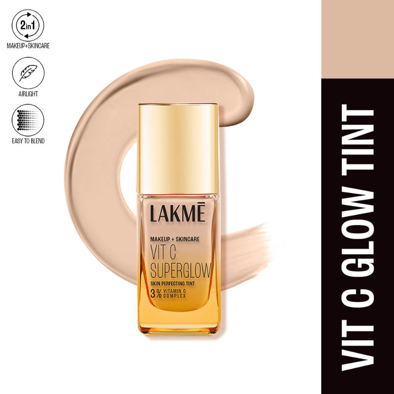 Lakme Vitamin C Superglow Skin Perfecting Tint with 3% Vit C