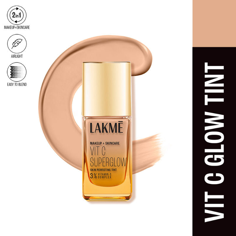 Lakme Vitamin C Superglow Skin Perfecting Tint with 3% Vit C