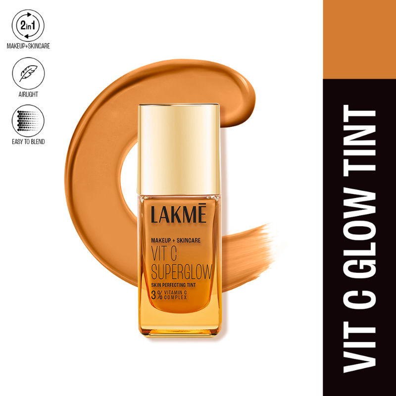 Lakme Vitamin C Superglow Skin Perfecting Tint with 3% Vit C