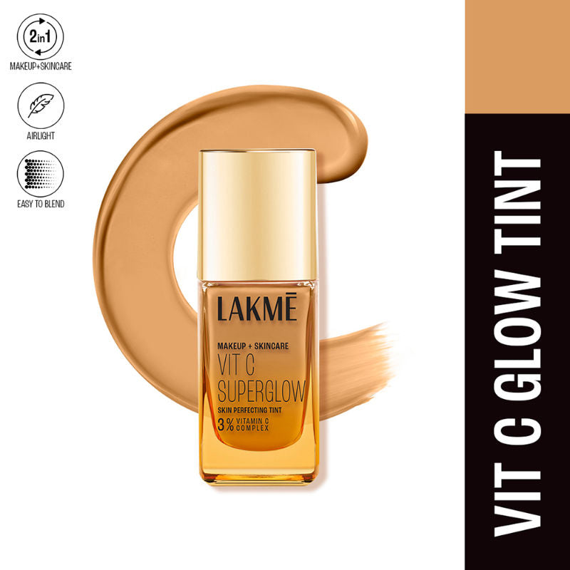 Lakme Vitamin C Superglow Skin Perfecting Tint with 3% Vit C