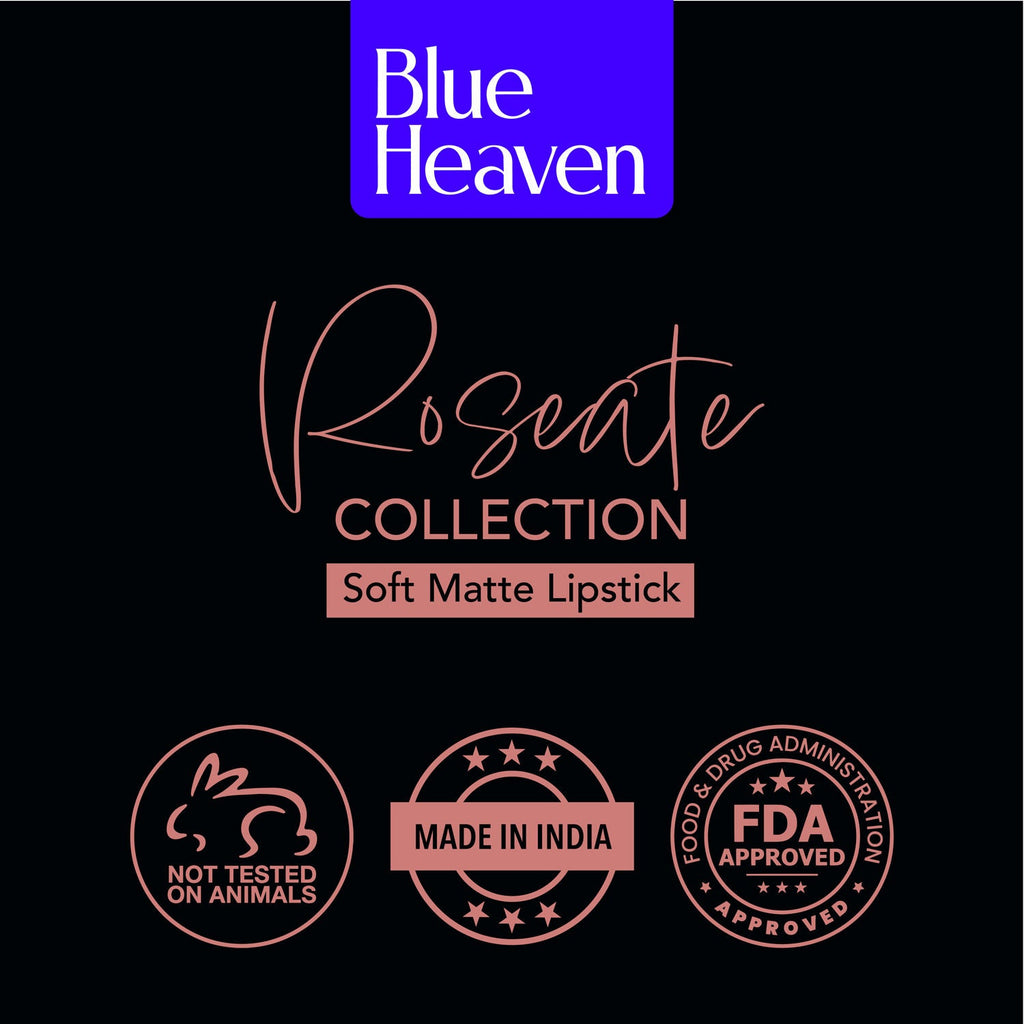 Blue Heaven Roseate Soft Matte Lipstick