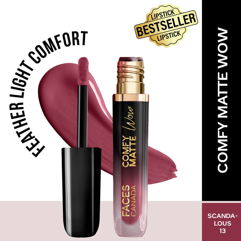 Faces Canada Comfy Matte Wow Liquid Lipstick