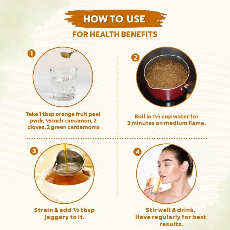 Indus Valley Orange Peel Powder Skin Brightening, Face Pack & Glow Care