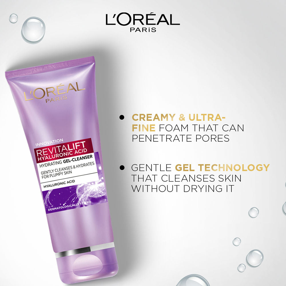 L'Oreal Paris Revitalift Hyaluronic Acid Hydrating Gel Cleanser
