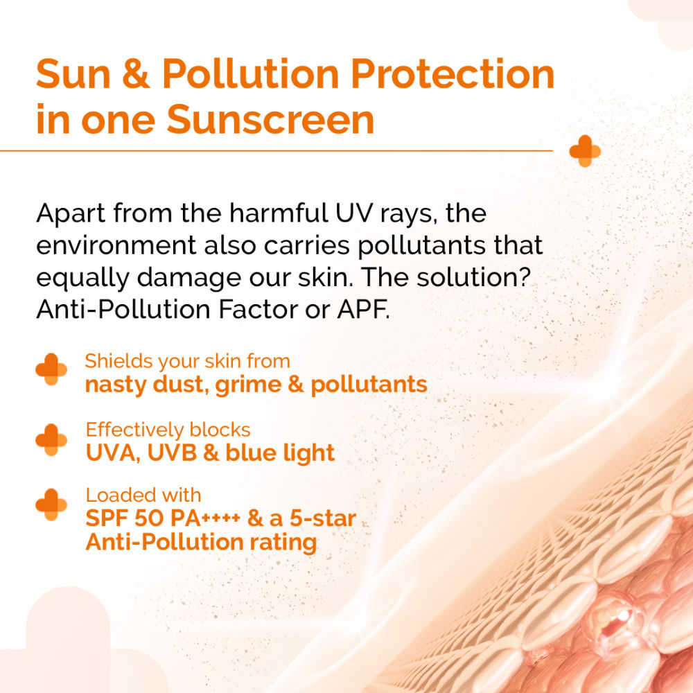 The Derma Co 1% Hyaluronic Sunscreen SPF 50 PA++++ Aqua Gel For Normal To Oily... - In-Vivo tested