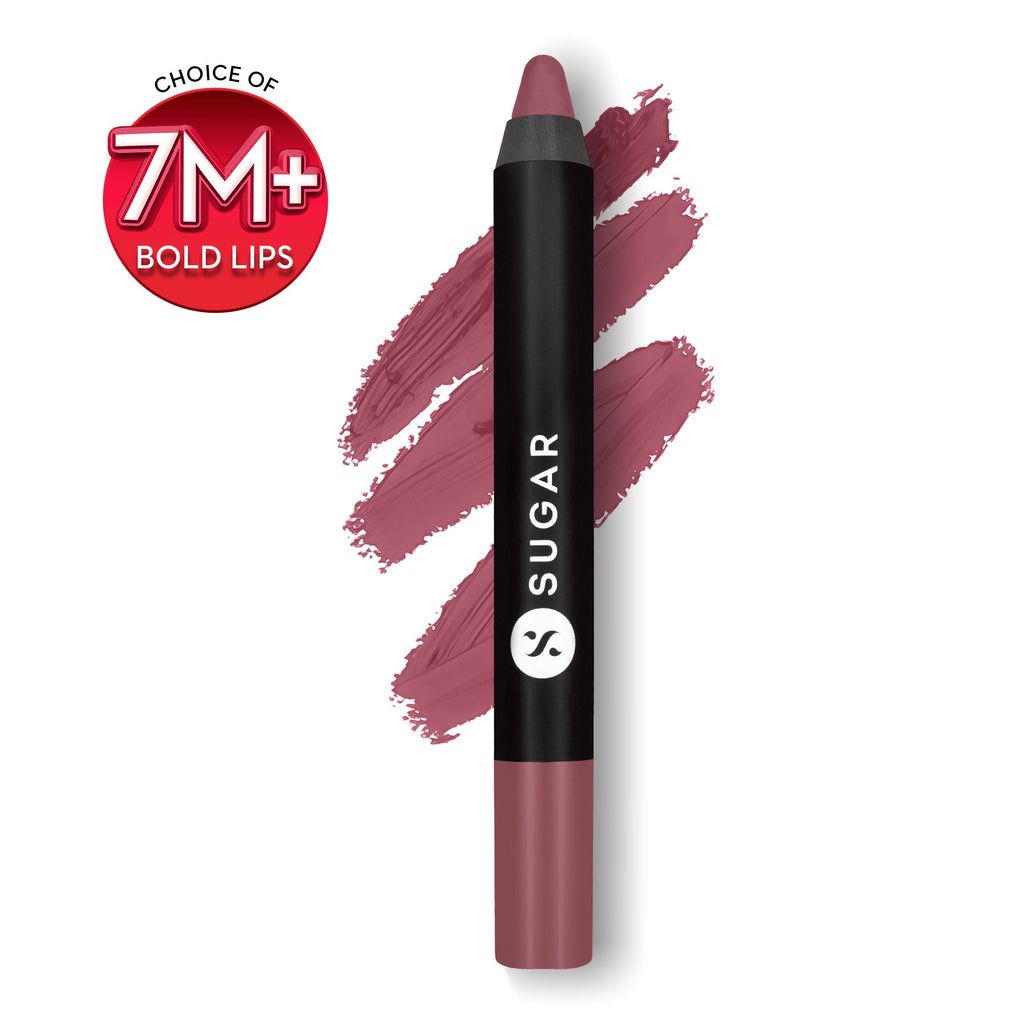 SUGAR Matte As Hell Crayon Lipstick With Free Sharpener