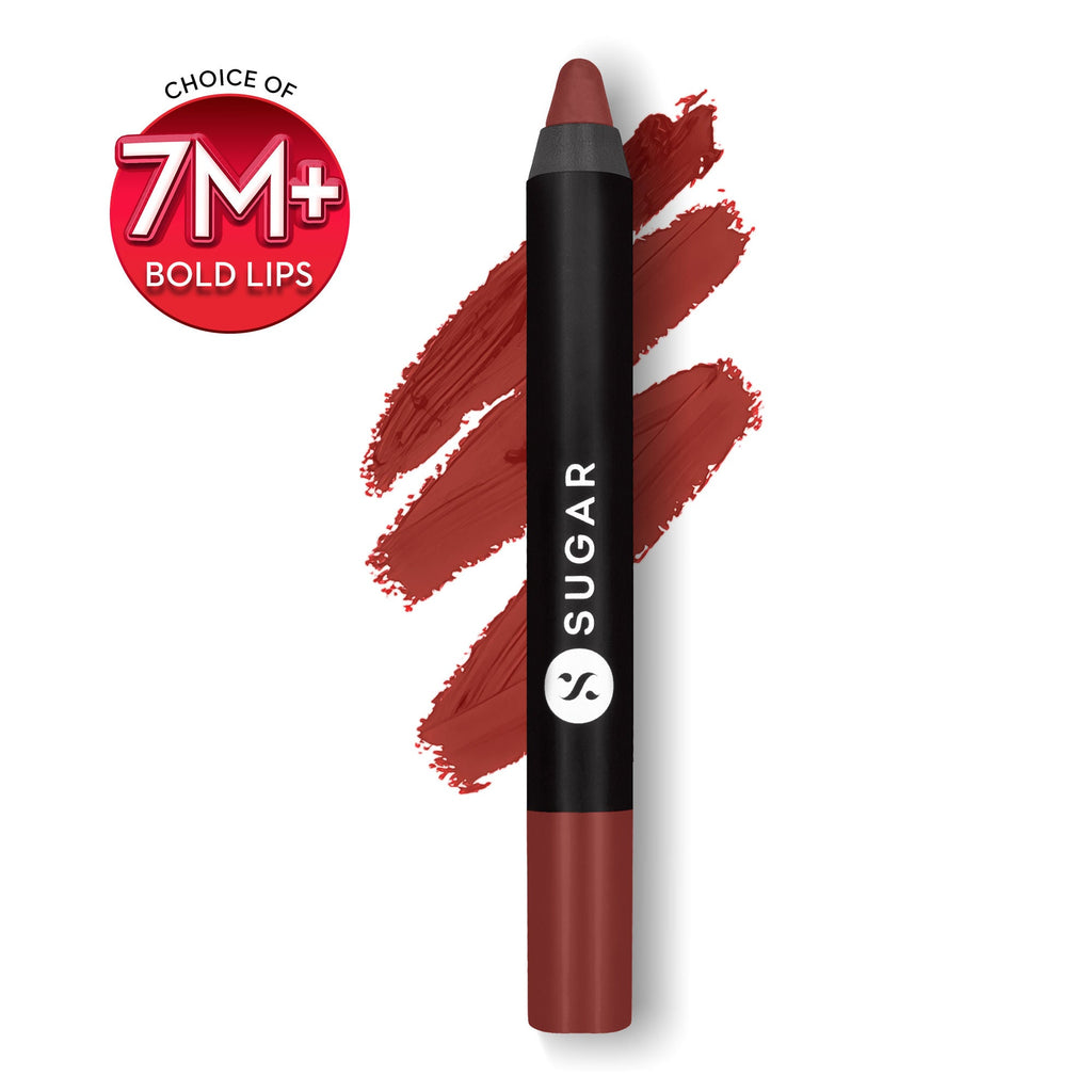 SUGAR Matte As Hell Crayon Lipstick With Free Sharpener