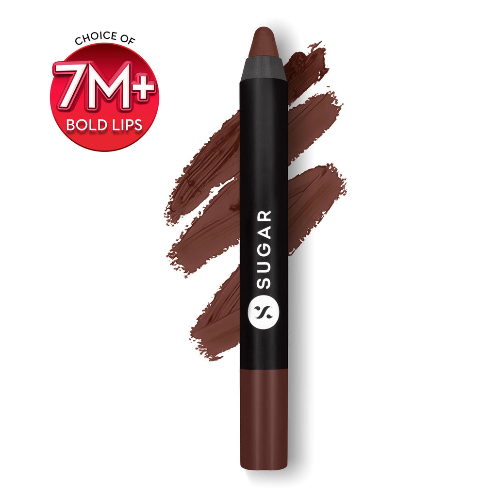SUGAR Matte As Hell Crayon Lipstick With Free Sharpener