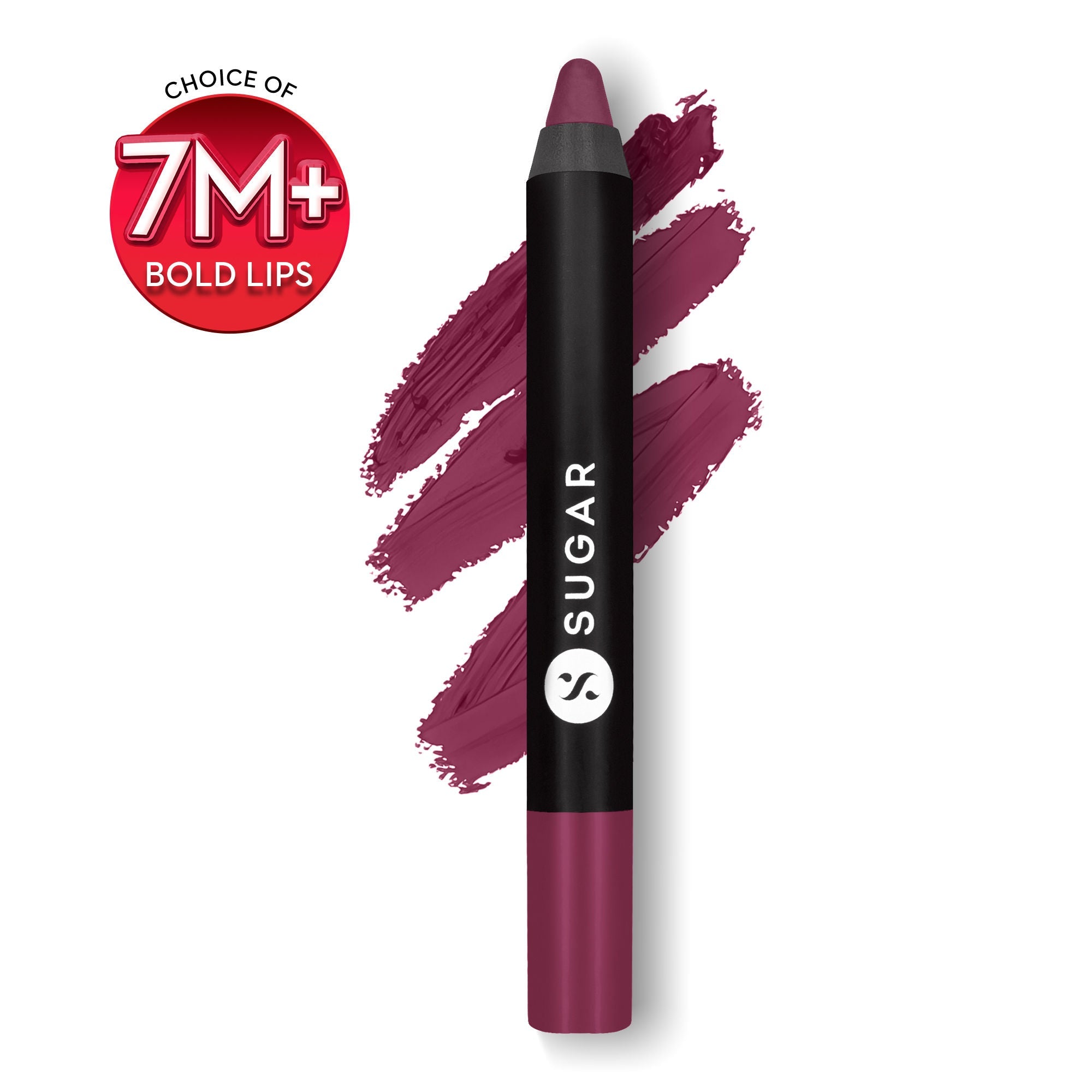 SUGAR Matte As Hell Crayon Lipstick With Free Sharpener