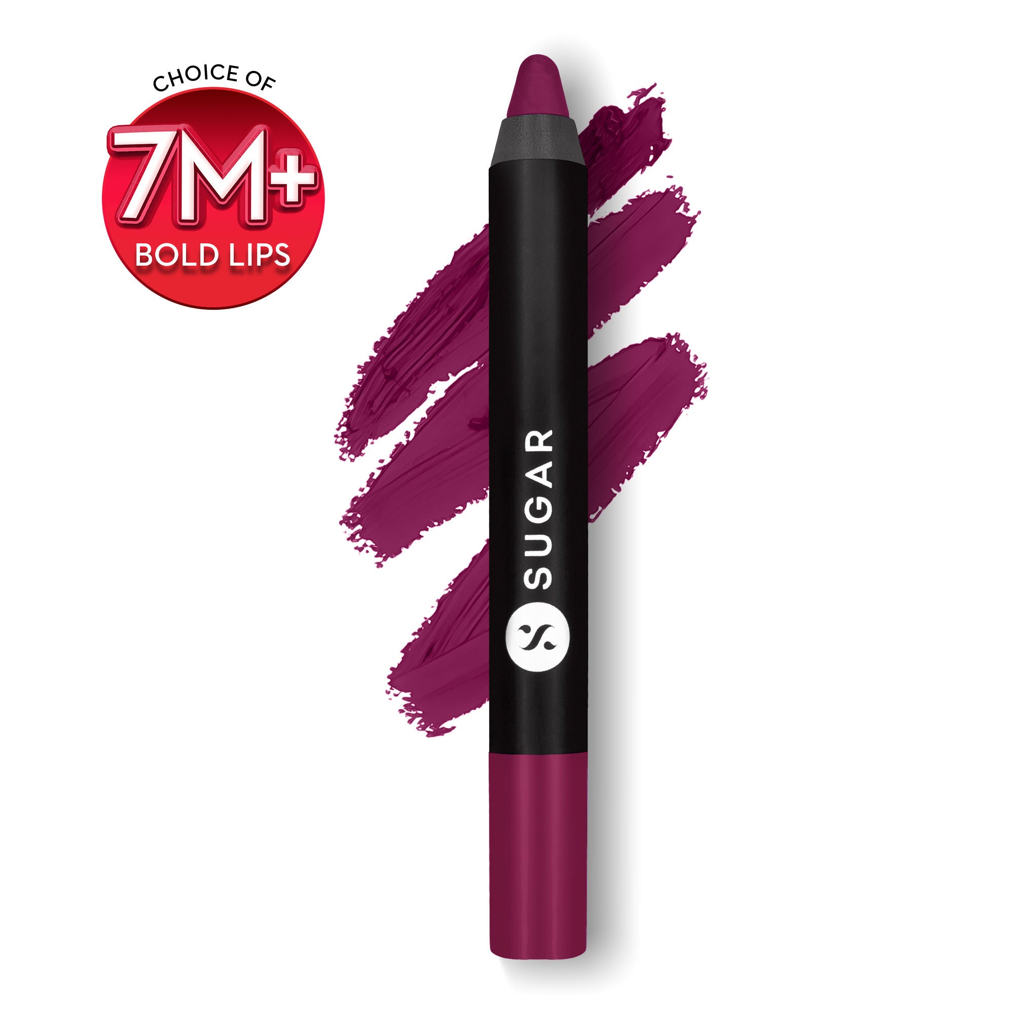 SUGAR Matte As Hell Crayon Lipstick With Free Sharpener