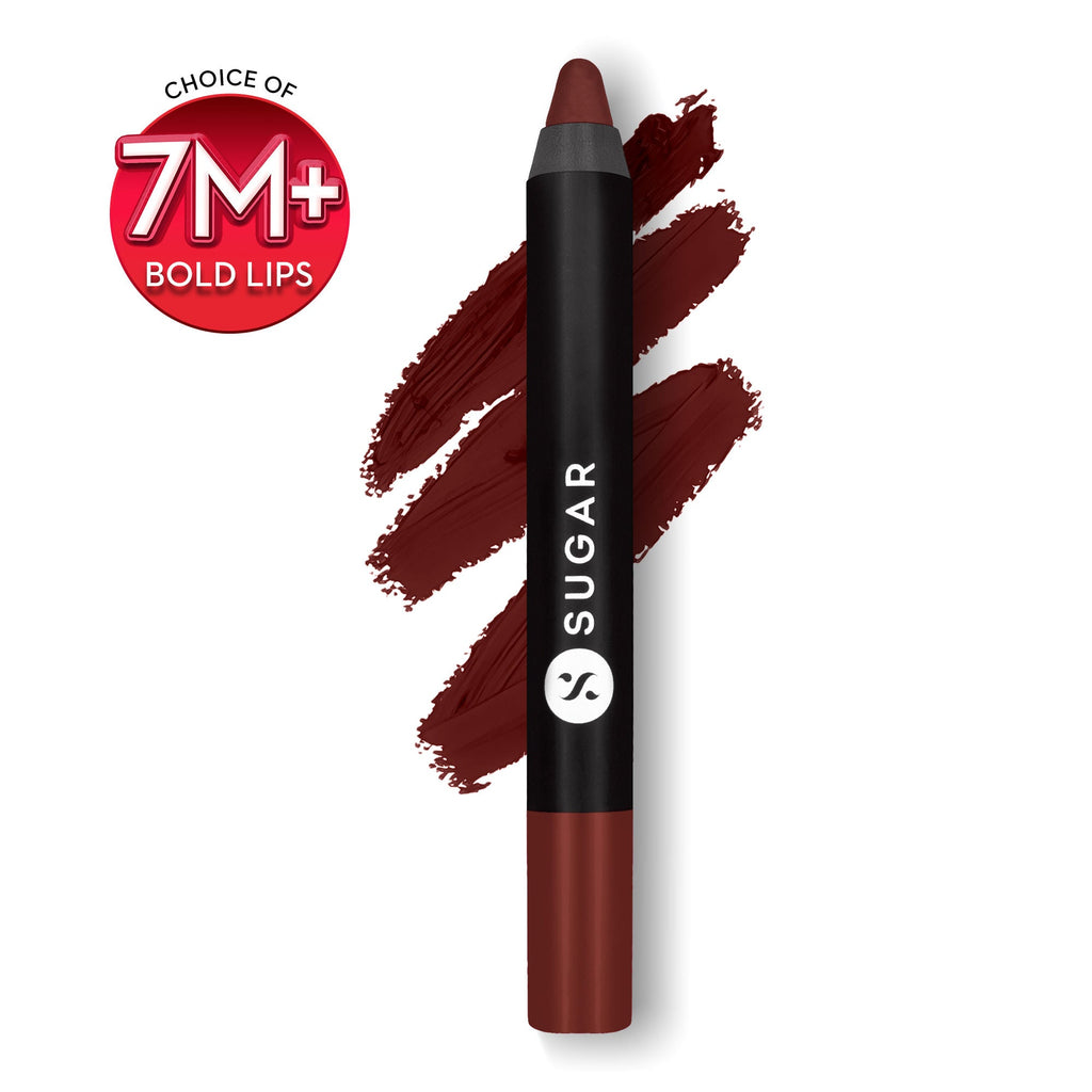 SUGAR Matte As Hell Crayon Lipstick With Free Sharpener