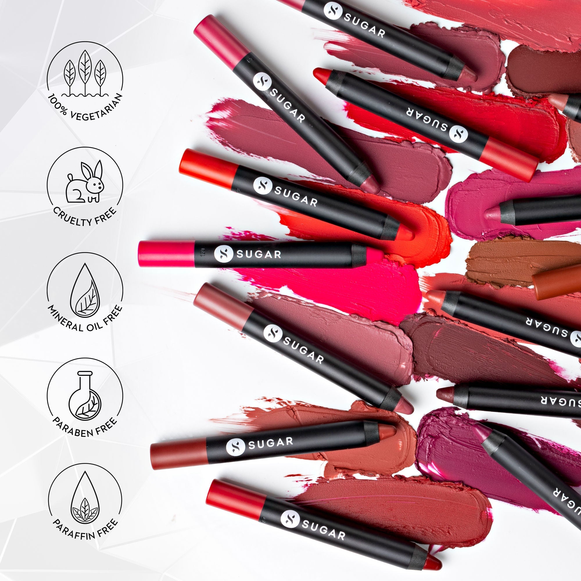 SUGAR Matte As Hell Crayon Lipstick With Free Sharpener