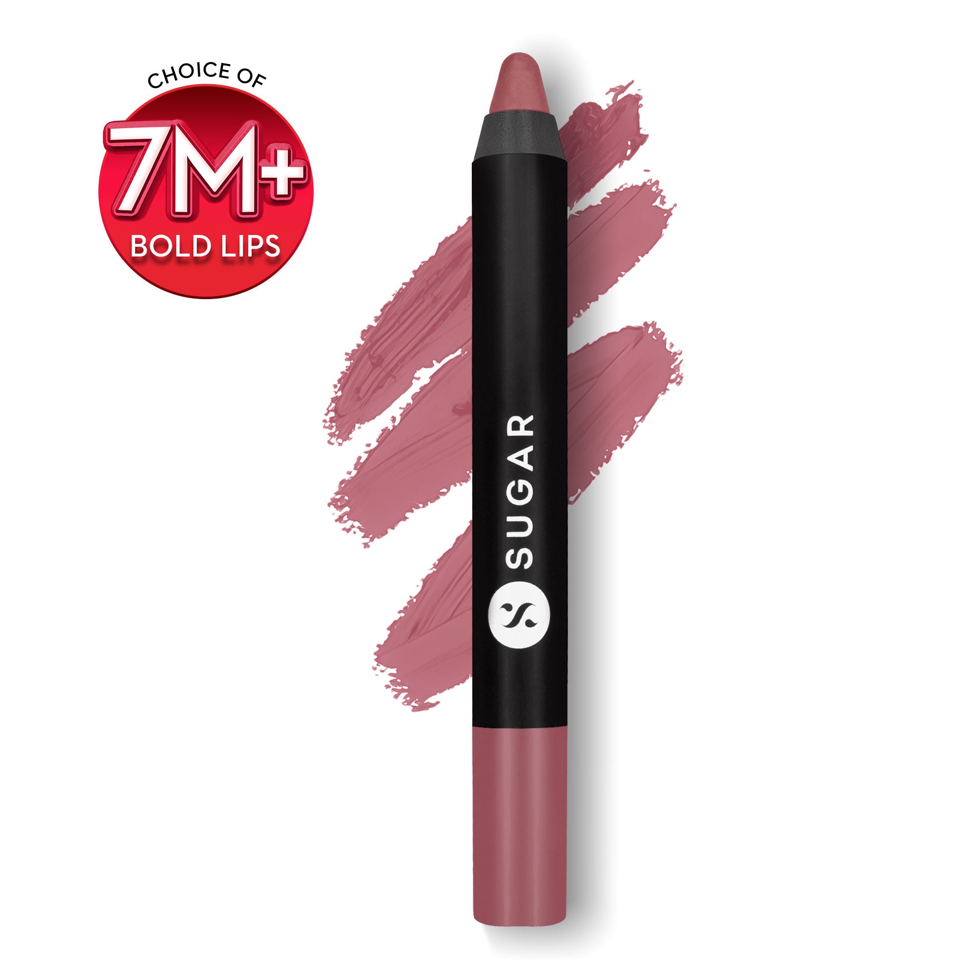 SUGAR Matte As Hell Crayon Lipstick With Free Sharpener