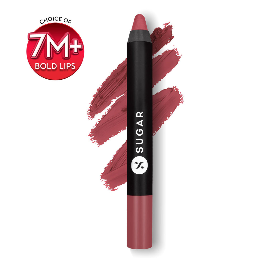 SUGAR Matte As Hell Crayon Lipstick With Free Sharpener
