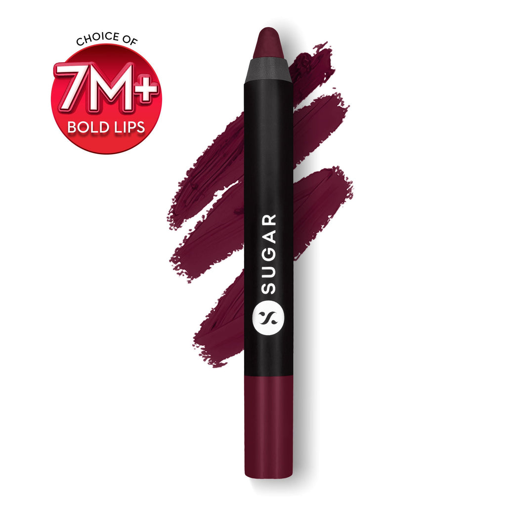 SUGAR Matte As Hell Crayon Lipstick With Free Sharpener