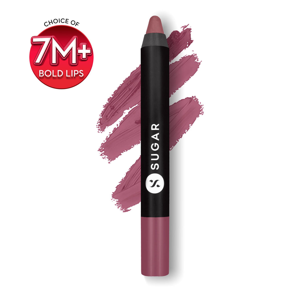 SUGAR Matte As Hell Crayon Lipstick With Free Sharpener