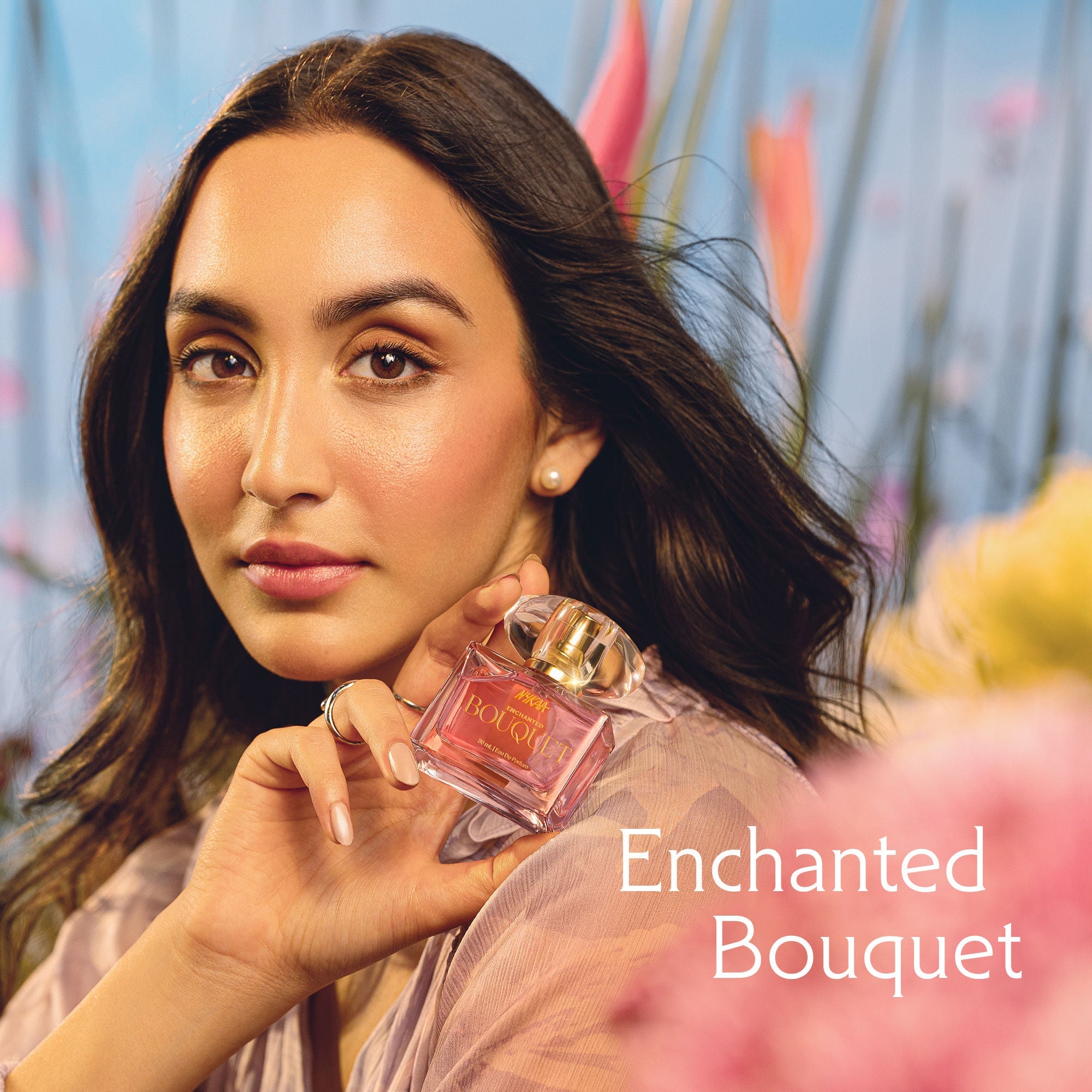 Moi Enchanted Bouquet Perfume With Peony, Strawberry & Jasmine For Women