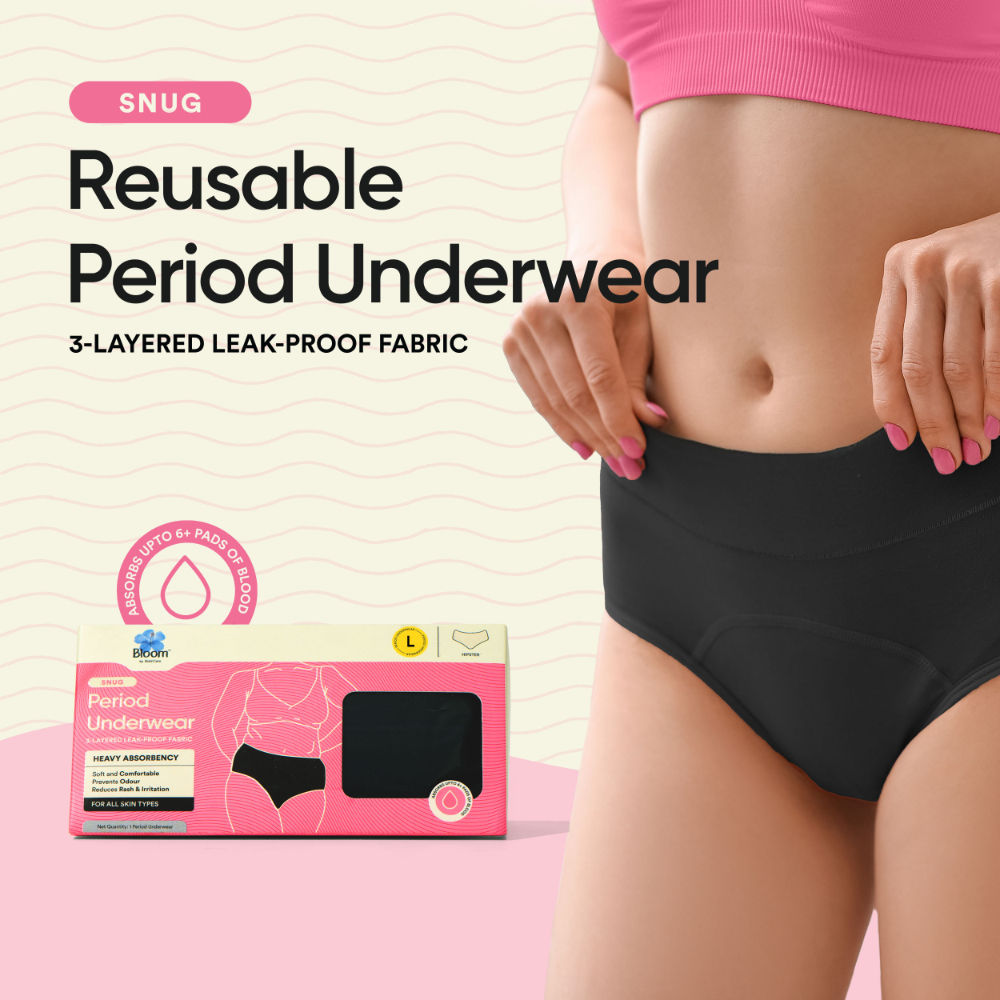 Bloom by Boldcare Soft Cotton Reusable Period Underwear For Women