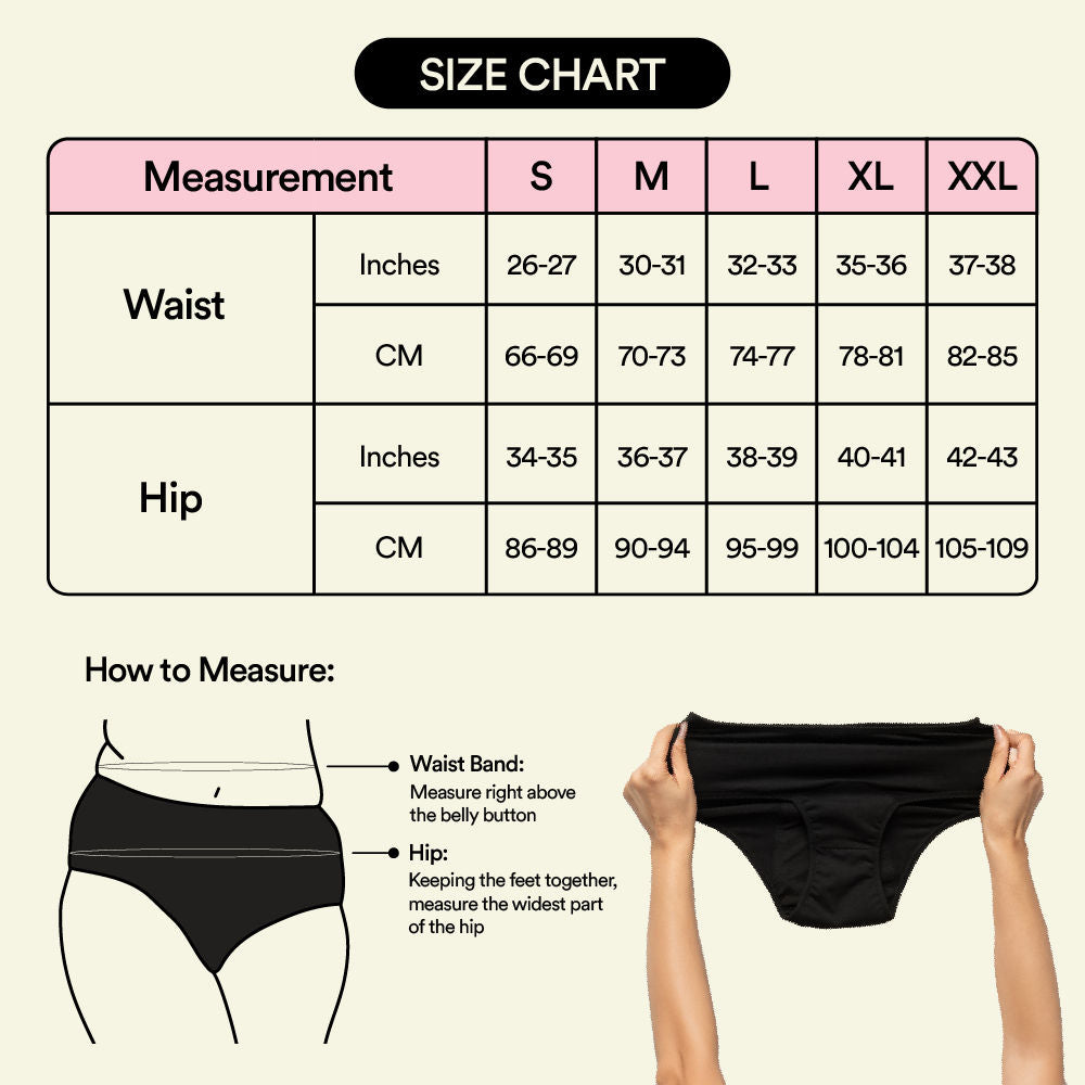 Bloom by Boldcare Soft Cotton Reusable Period Underwear For Women