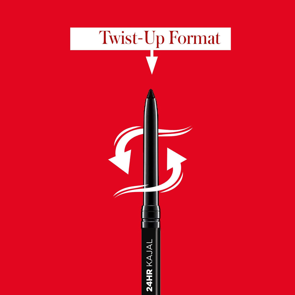 Revlon 24HR Kajal - Intense Black ( Waterproof & Smudgeproof)