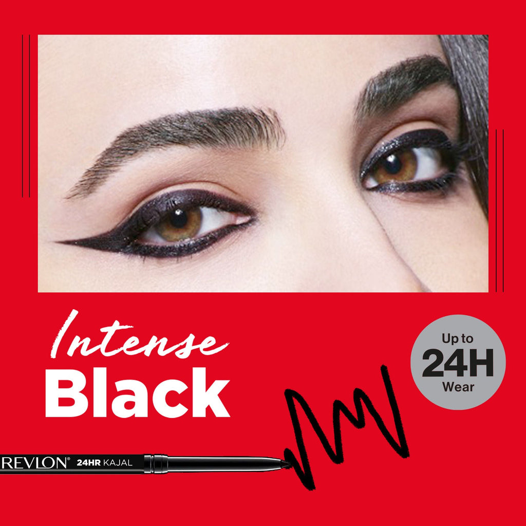 Revlon 24HR Kajal - Intense Black ( Waterproof & Smudgeproof)