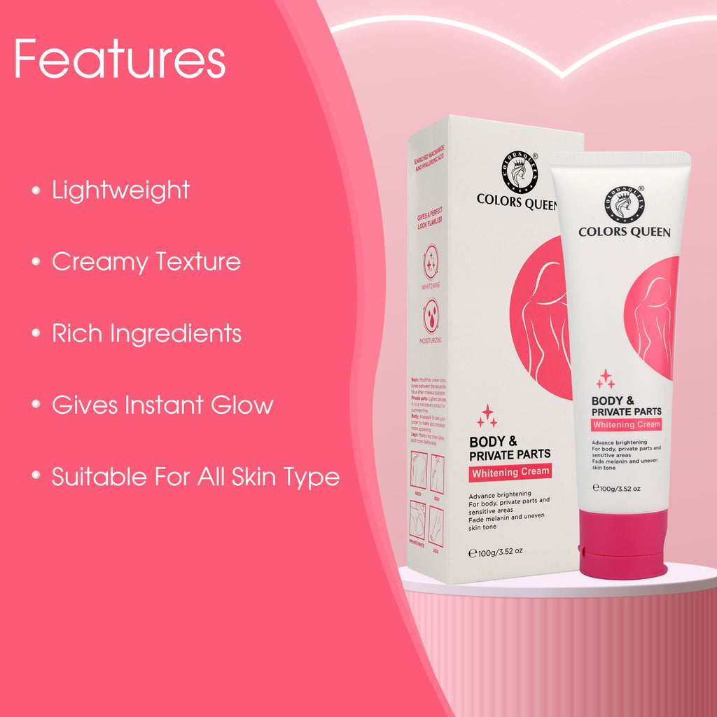 Colors Queen Body & Private Part Whitening Cream