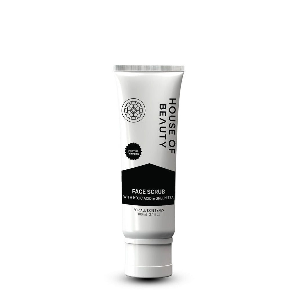House Of Beauty Face Scrub With Kojic Acid & Green Tea