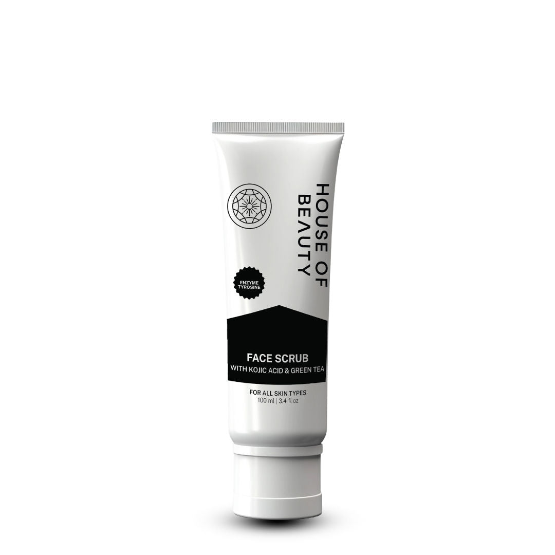 House Of Beauty Face Scrub With Kojic Acid & Green Tea