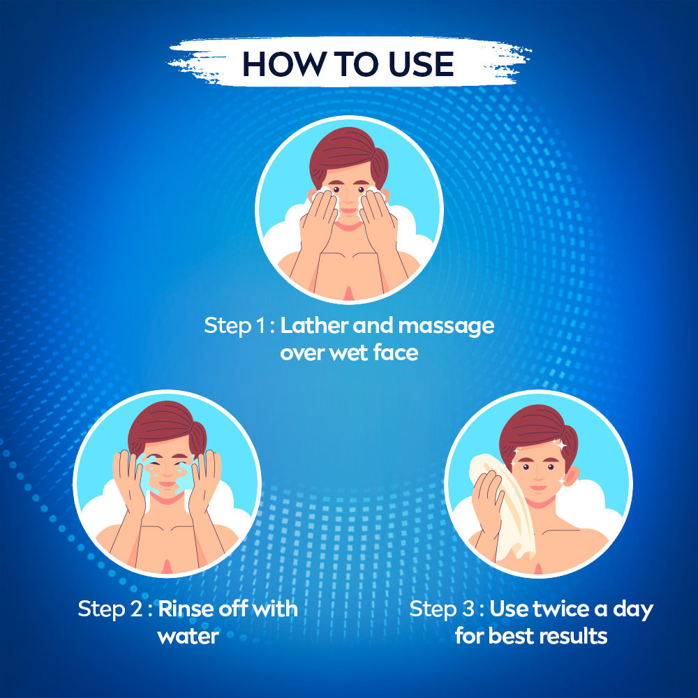 NIVEA Men Face Wash, Dark Spot Reduction, for Clean & Clear Skin with 10x Vitamin C Effect