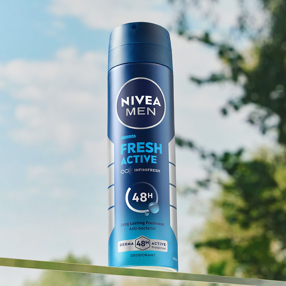 NIVEA MEN Deodorant, Fresh Active, 48h Long lasting Freshness