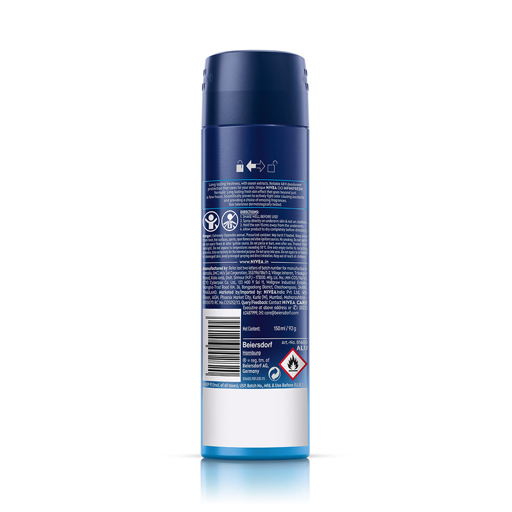 NIVEA MEN Deodorant, Fresh Active, 48h Long lasting Freshness