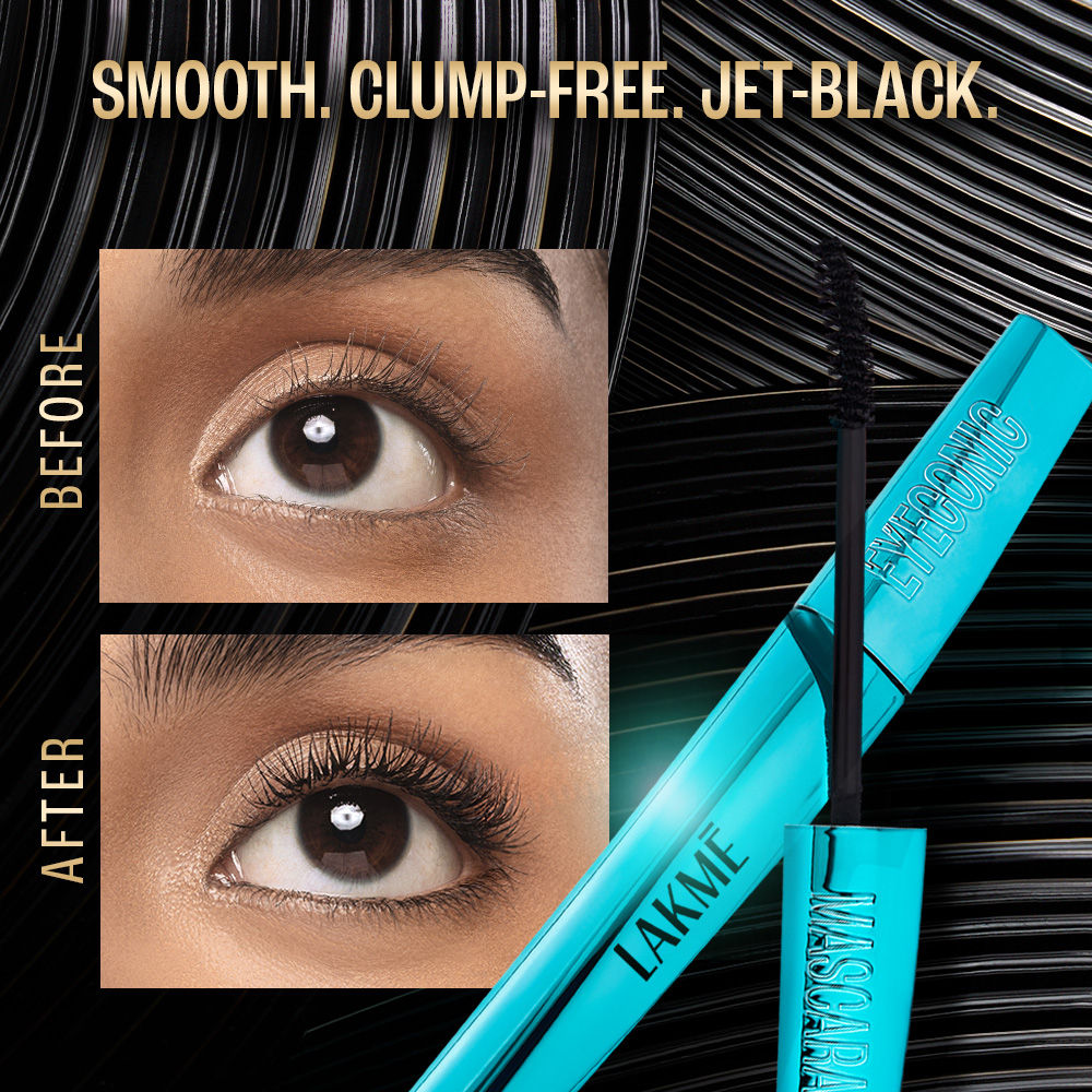 Lakme 9 To 5 Eyeconic Curling Mascara, Smudgeproof, Waterproof, Lasts Upto 24 Hrs
