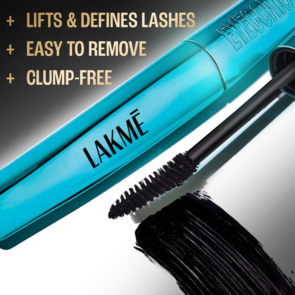 Lakme 9 To 5 Eyeconic Curling Mascara, Smudgeproof, Waterproof, Lasts Upto 24 Hrs