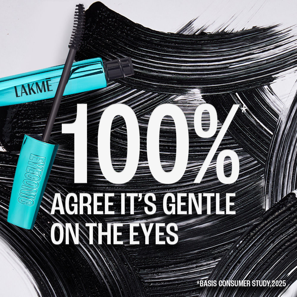 Lakme 9 To 5 Eyeconic Curling Mascara, Smudgeproof, Waterproof, Lasts Upto 24 Hrs