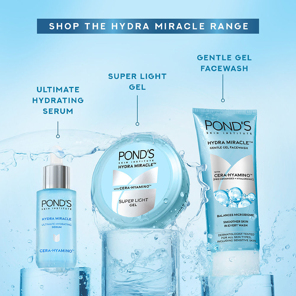 Ponds Super Light Gel Oil Free Moisturiser With Hyaluronic Acid + Vitamin E