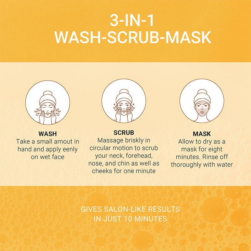 IBA Ubtan Instant Facial 3 In 1 Wash, Scrub & Mask For All Skin