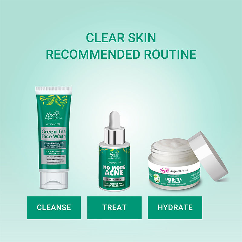IBA Advanced Activs Crystal Clear Green Tea Gel Cream
