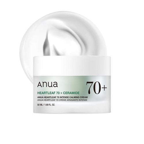 Anua Heartleaf 70 Intense Calming Cream with Ceramide & Panthenol for Skin Barrier Repair
