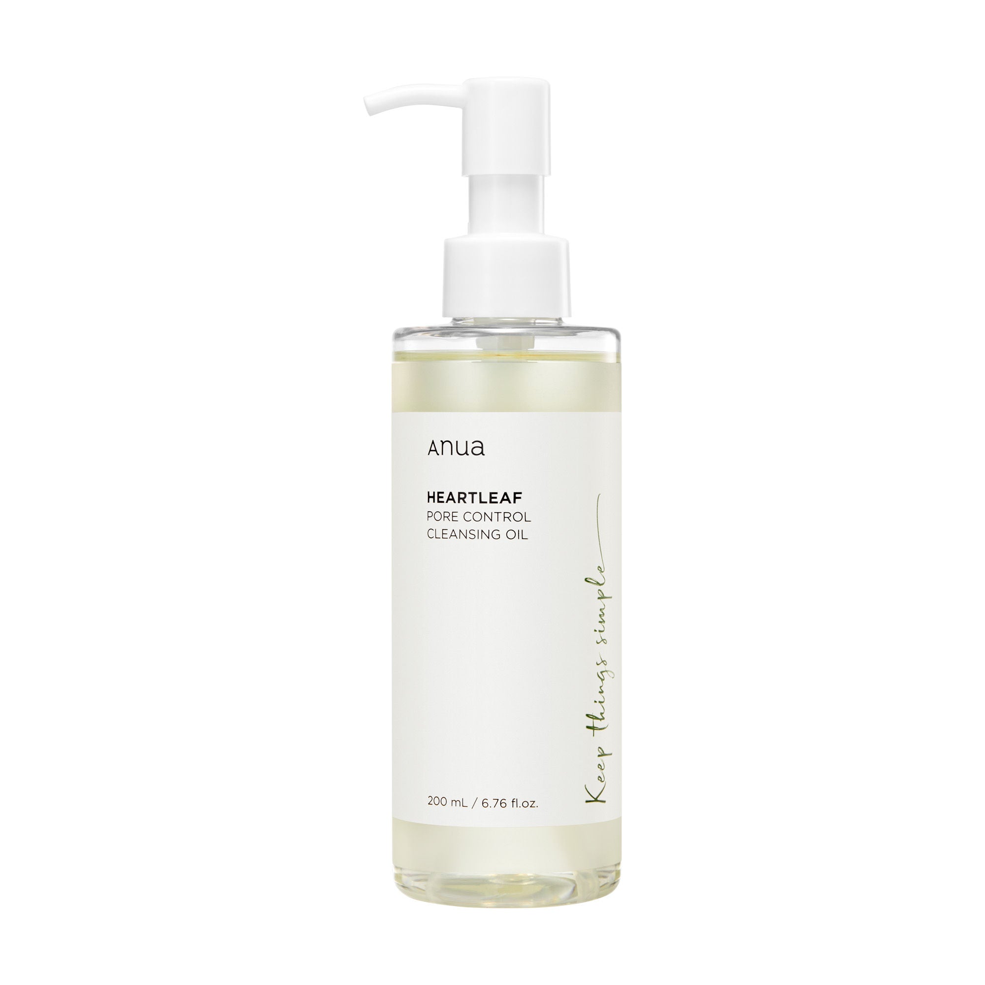 Anua Heartleaf Pore Control Cleansing Oil Removes Makeup, Excess Sebum, Blackheads & Clogged Pores
