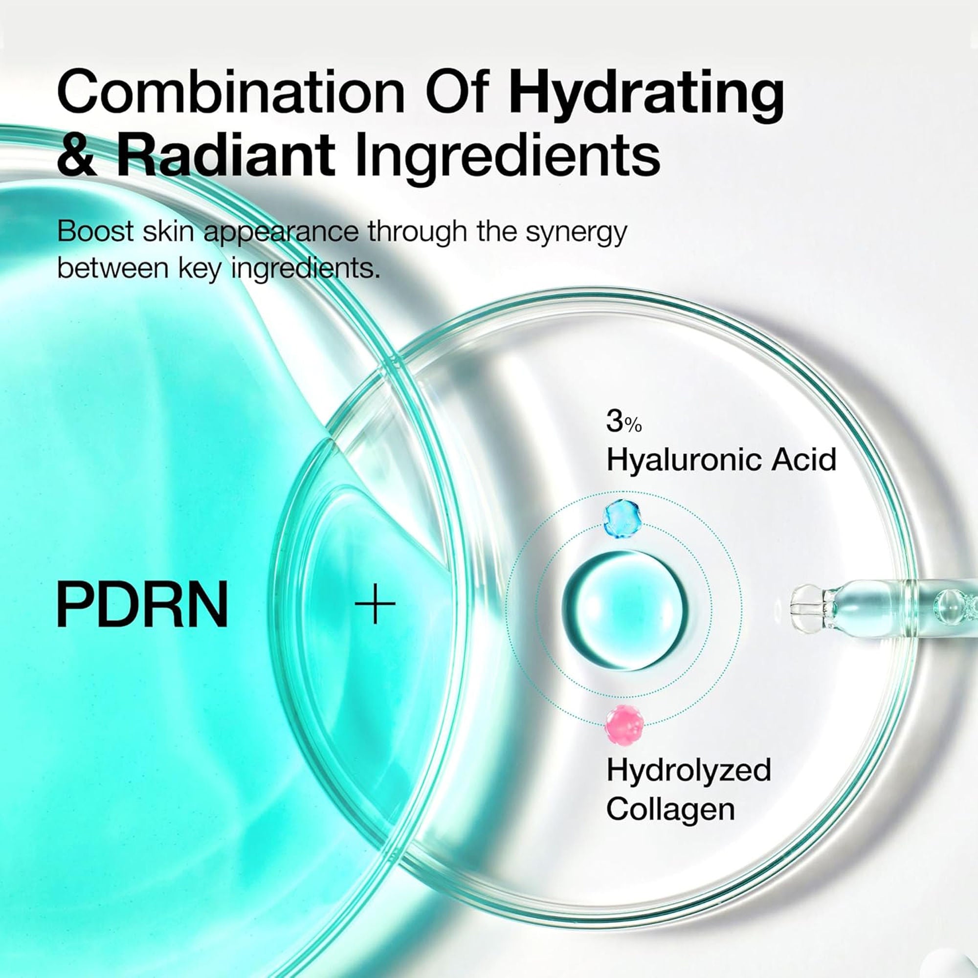 Anua Pdrn Hyaluronic Acid Capsule 100 Serum with Collagen For Plump, Dewy, Radiant Glass Skin