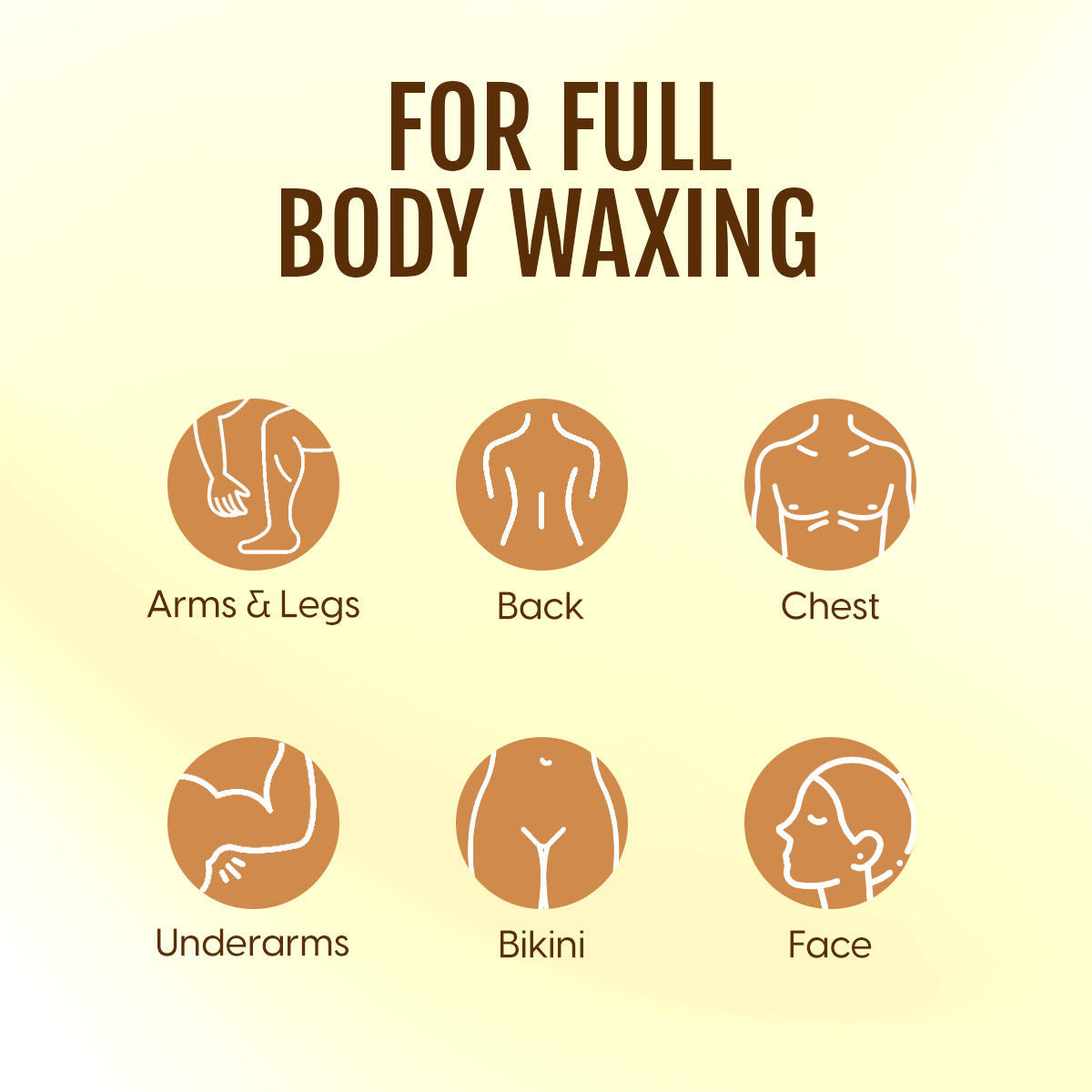 Matra Wax Strips Hair Waxing for Full Body Facial Hair Removal - Free Wooden Stick Knife Applicators