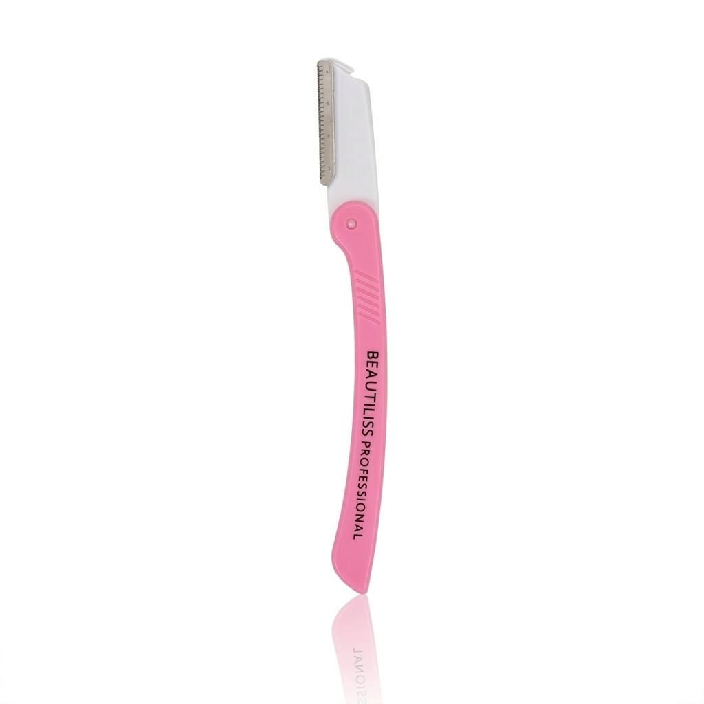 Beautiliss Folding Face & Eyebrow Razor – Painfree Hair Removal Tool for Women (Color May Vary)