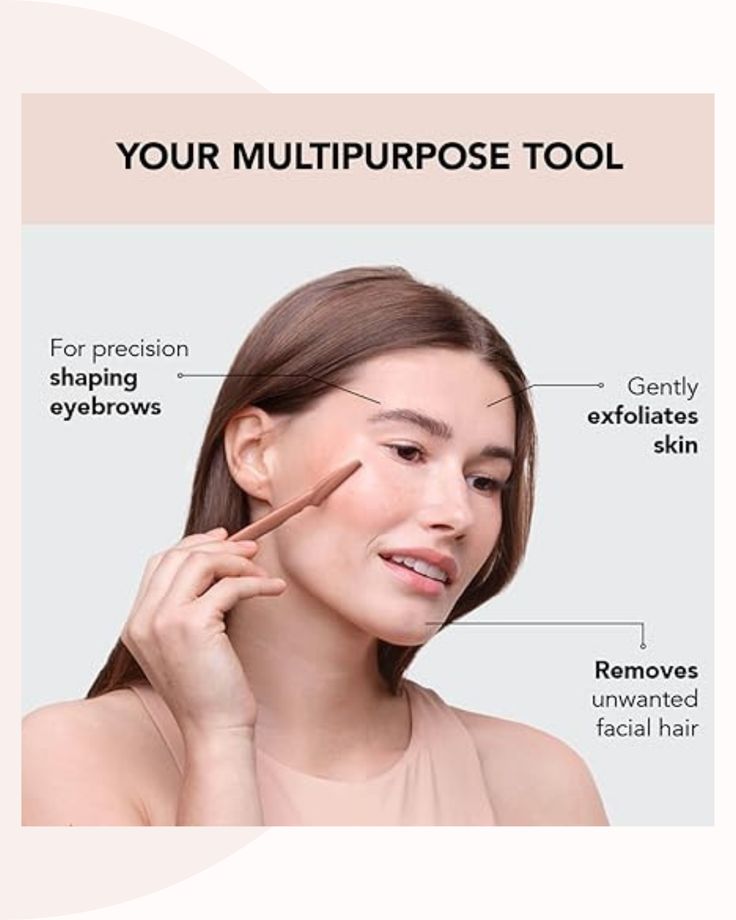 Beautiliss Folding Face & Eyebrow Razor – Painfree Hair Removal Tool for Women (Color May Vary)
