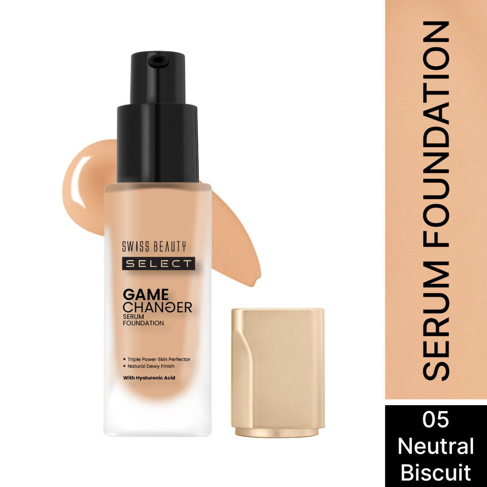 Swiss Beauty Select Game Changer Serum Foundation With Natural and Dewy Finish
