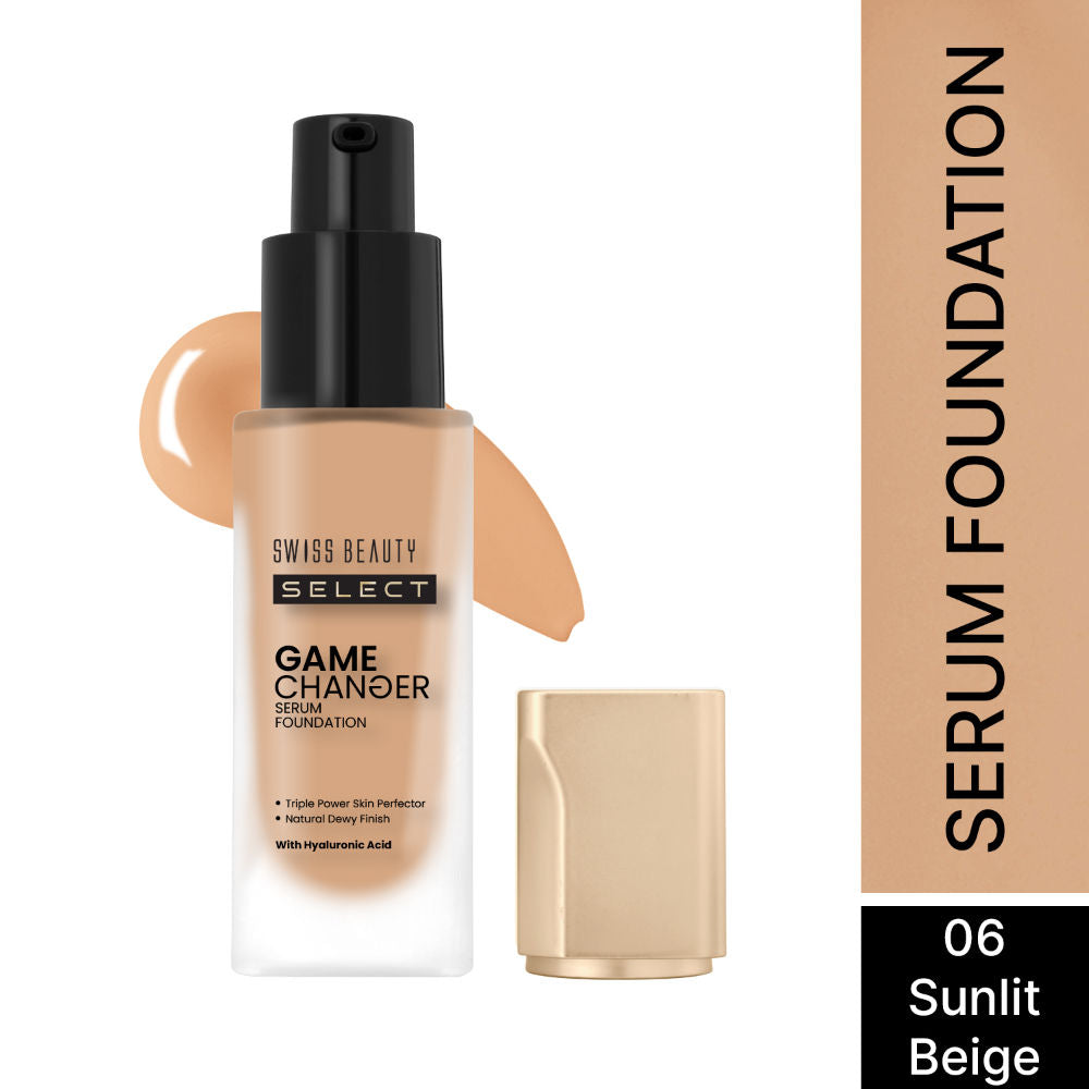 Swiss Beauty Select Game Changer Serum Foundation With Natural and Dewy Finish