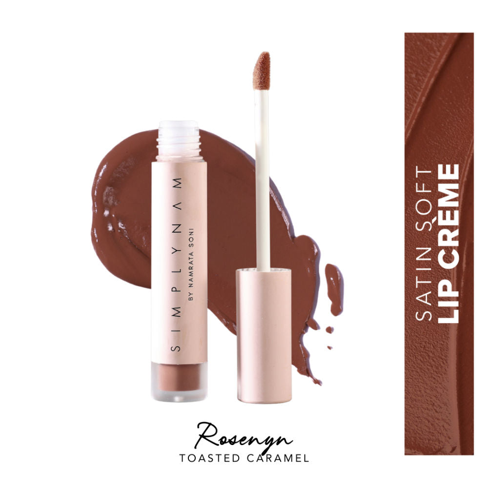 Simply Nam Satin Soft Lip Creme, Hydrating, Botanical Colour for Everyday Lips