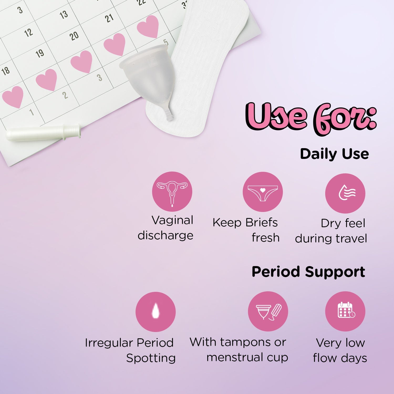 Pee Safe Daily Aloe Vera Freshness Panty Liners