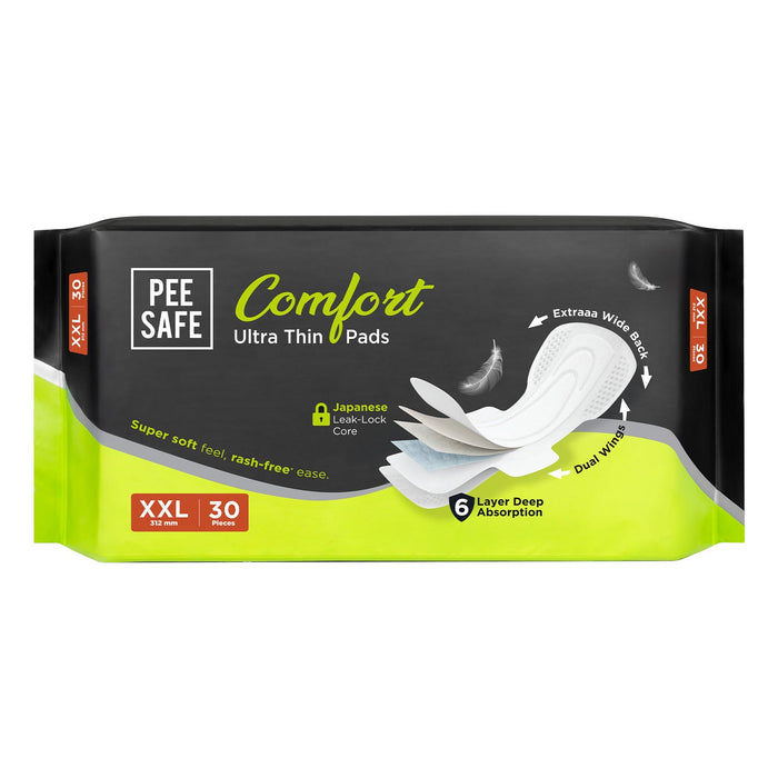 Pee Safe Comfort Ultra Thin Rash Free Sanitary Pads